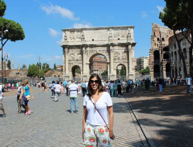 Photo: Arch of Constantine. Personal archive.