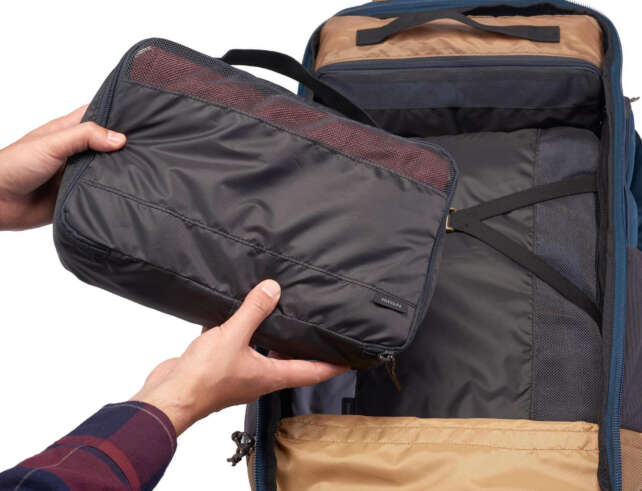 Decathlon Forclaz travel storage bags